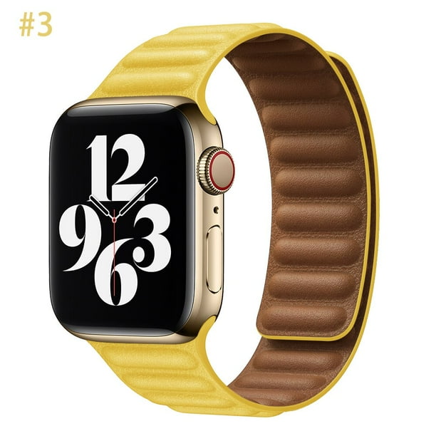Correa de cuero para apple watch hotsell