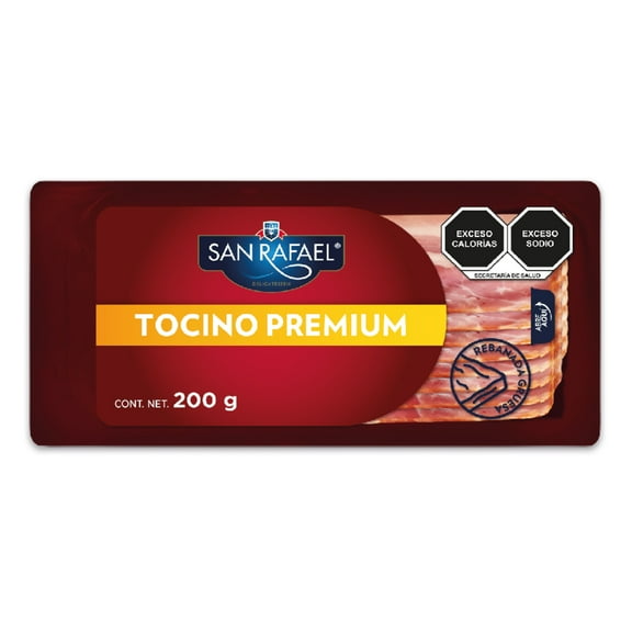 Tocino San Rafael Premium rebanadas gruesas 200 g