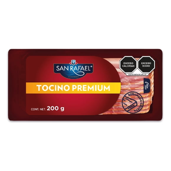 Tocino San Rafael Premium rebanadas gruesas 200 g