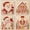 4PCS, variant on 2026 Christmas Santa Pearl Painting Kits for Adults, 3D Vintage Santa Diamond Art With Frame, Bead Painting Kit Hang Wall Art Holiday Decor, Craft Lovers Ideal As A Handmade Holiday Gifts