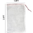 thumbnail image 4 of 8 Packs Insect Bird Barrier Netting Mesh with DrawstringNet Barrier Bag Garden Plant Flower Fruit Protect Bag, Nylon Fruit Bags Reusable for Protect Your Plant Fruits Flower (30"x22"), 4 of 5