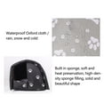 thumbnail image 6 of ADruer Outdoor Cat House, Winter Feral Cat Shelter Waterproof Warm Cat Cave for Wild Animal Tent Bed Anti-Slip Kitten Cave for Small Cat Dog Puppy Weatherproof (Black, M), 6 of 7
