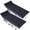 2 Pack Black Pad, variant on Fenbeli 2 Pack Camping Cot with Mattress Heavy Duty Folding Cot Bed for Adults, Blue and Gray