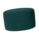 thumbnail image 3 of Funda redonda para otomana, funda protectora gruesa para muebles, ideal para guardar muebles. Verde, 3 of 9