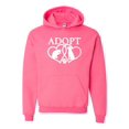 thumbnail image 1 of Unisex Adopt Animal Rescue Hoodie Sweatshirt, 1 of 5