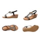 thumbnail image 4 of Zapatos bohemios con punta abierta y diamantes de imitación para verano, sandalias de cuña, zapatos para caminar para mujer, 4 of 7