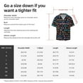 thumbnail image 5 of Gukieu Function Source Code1 Print Men's Short-sleeved Shirts, Button-down Pocket Shirts, T-shirts, Beach Vacation Travel Summer Clothing-Medium, 5 of 5