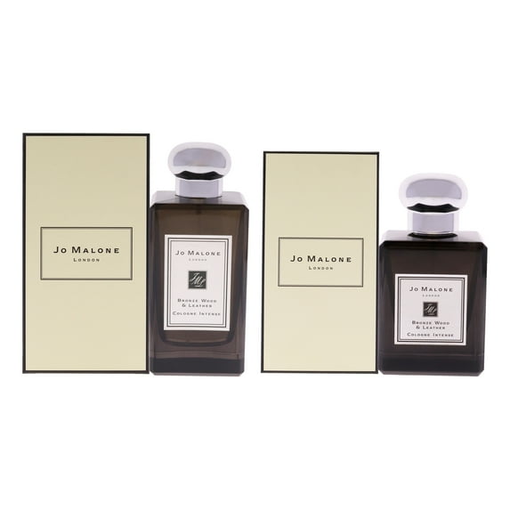 Jo Malone Bronze Wood and Leather Intense 2 Pc Kit 3.4oz Cologne Spray, 1.7oz Cologne Spray