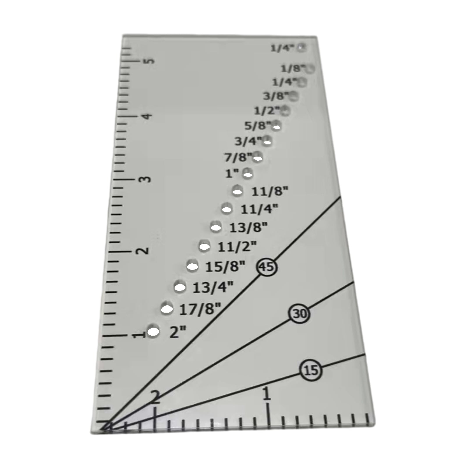 3/8" Mini-Curved Ruler for Pattern Drafting Seam Allowances 