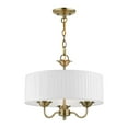 thumbnail image 2 of 41773-01-Livex Lighting-Edinburgh - 3 Light Pendant In Transitional Style-14 Inches Tall and 16 Inches Wide-Antique Brass Finish    -Traditional, 2 of 7