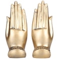 thumbnail image 1 of Resin Figurine, Strong Structure Eco-friendly Exquisite Workmanship Home Buddha Statue, Buddha Figurine, For Home Living Room Gold, 1 of 8