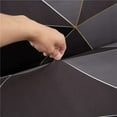 thumbnail image 5 of SHAR Three-seater elastic sofa cover with armrest sofa cover (black, three-seater range 185-230cm), 5 of 5