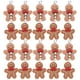 thumbnail image 2 of Gingerbread Man Charms 20Pcs Resin Pendants For Jewelry Making Accessories Ornaments Classic Design Brown Color 2.50X1.80X0.40Cm, 2 of 5