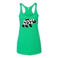 thumbnail image 1 of Wild Bobby, Mama Bear Animal Design, Animal Lover, Women Tri-Blend Racerback Tank Top, Envy, Medium, 1 of 4