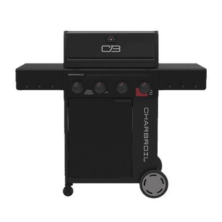 Charbroil Performance Series™ FlavorMax™ 4 Burner Gas Grill Cabinet with Sear Burner Blackout