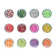 thumbnail image 1 of 12 cajas de arcilla polimérica para rellenar rodajas de fruta, para almacenar piezas de manicura, rellenos para jarrones, dijes, cuentas, decoración de uñas, rodajas de fruta, 1 of 2
