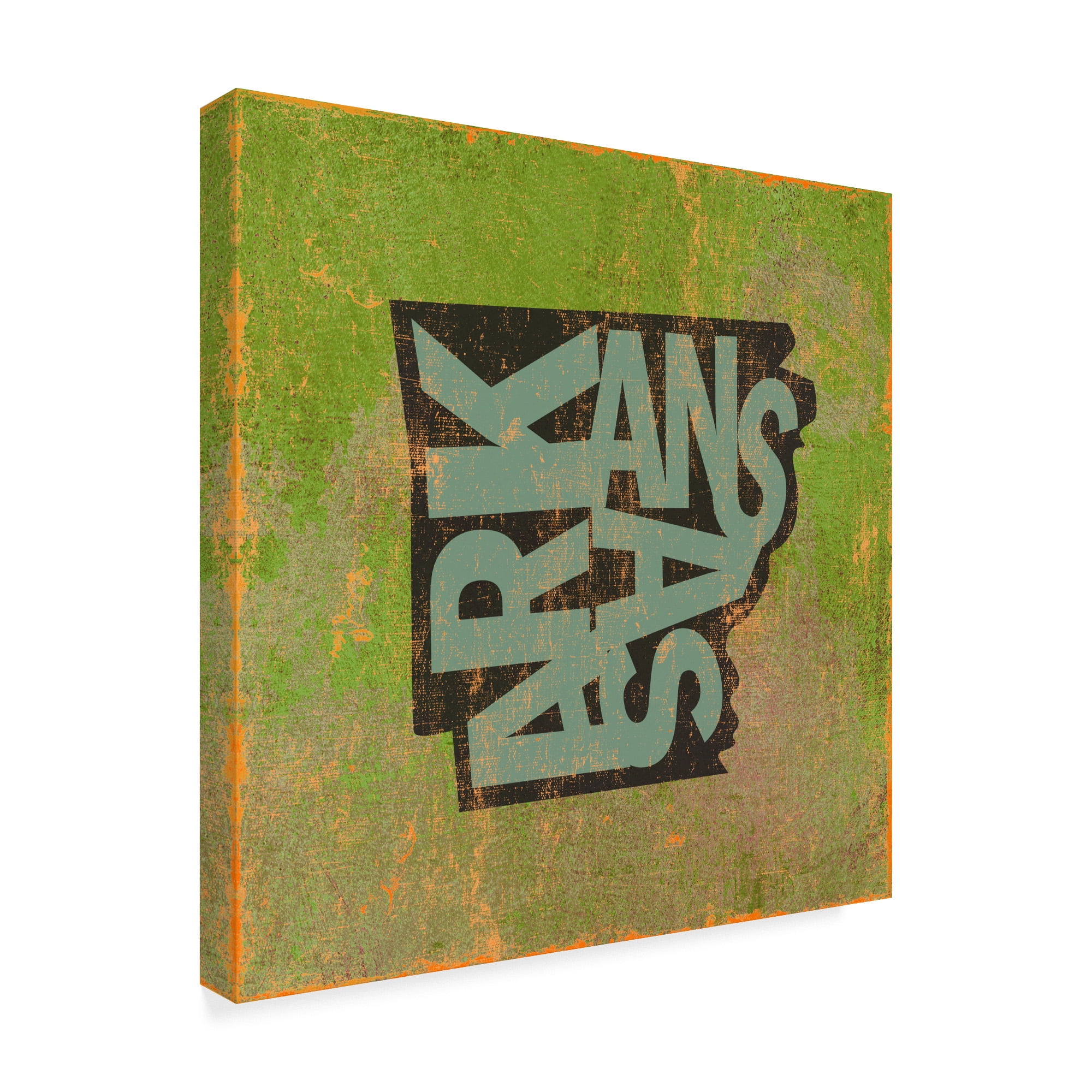 Trademark Fine Art 'Arkansas' Canvas Art by Art Licensing Studio