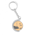 thumbnail image 1 of portray delineate depict shenzhen rotatable keyholder disc accessories chain clip, 1 of 3