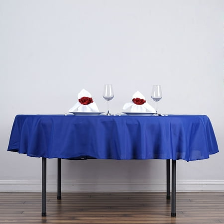 

BalsaCircle Patriotic Veterans Day 6 Pieces 70 Royal Blue Round Tablecloths 4th of July Independence Day