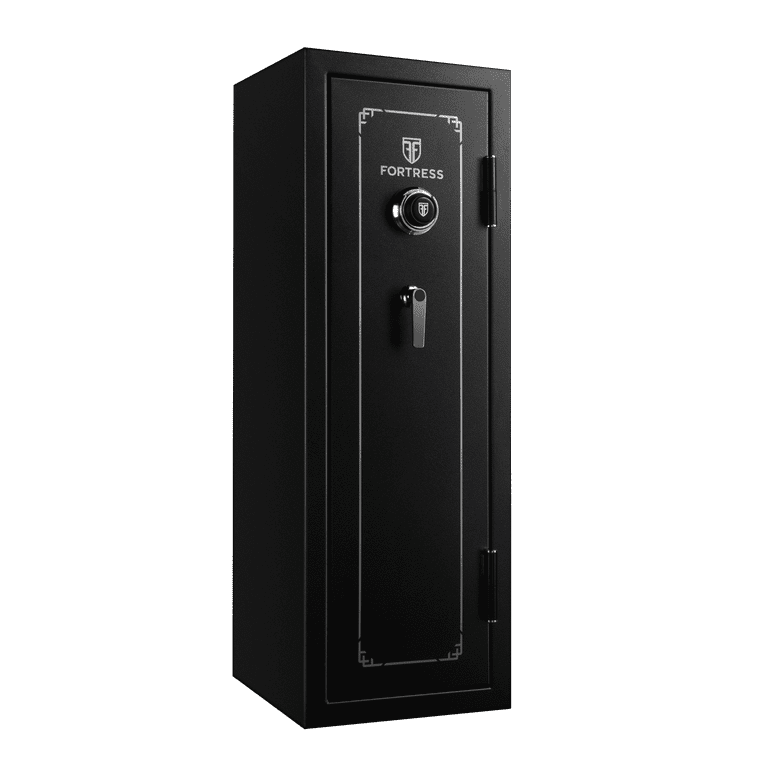 Fortress 10 gun safe outlet with combination lock