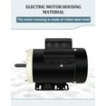 thumbnail image 6 of Electric Motor 1.5HP 3450RPM General Purpose Single Phase Motor 115/230V 56 Frame 5/8“ Shaft Diameter CW/CCW TEFC 2Pole, 6 of 7