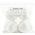 thumbnail image 1 of Handy Hands Decor Satin Covered Styrofoam Balls 3" 4/Pkg-White, 1 of 2