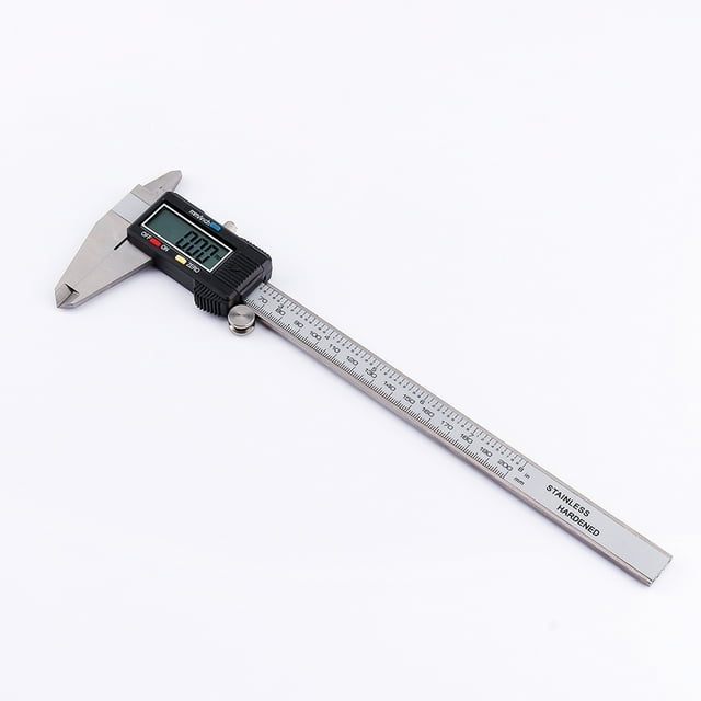 Calibrador digital de acero inoxidable Vernier digital Medidor de profundidad electrónico Herramientas de medición de alta precisión