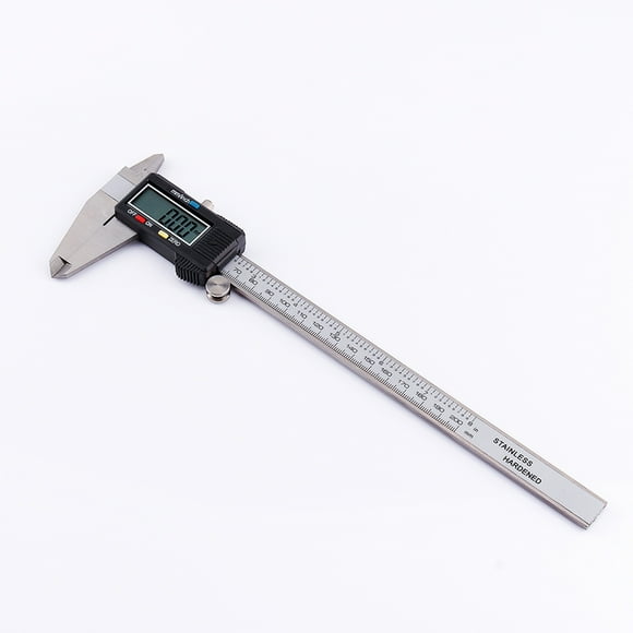 Calibrador digital de acero inoxidable Vernier digital Medidor de profundidad electrónico Herramientas de medición de alta precisión