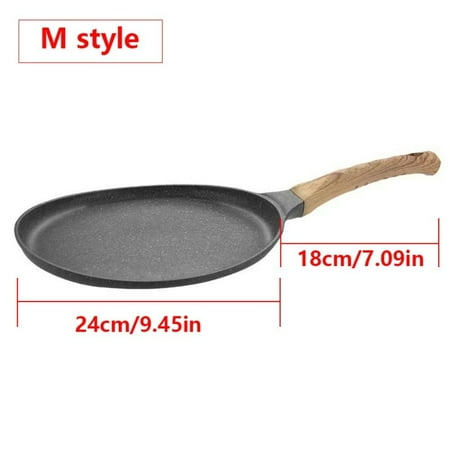 

Nonstick Kitchen Tools Induction Crepe Maker with Wooden Handle Crepe Pancake Cooking Steak Pan Pan Frying Pot 24CM