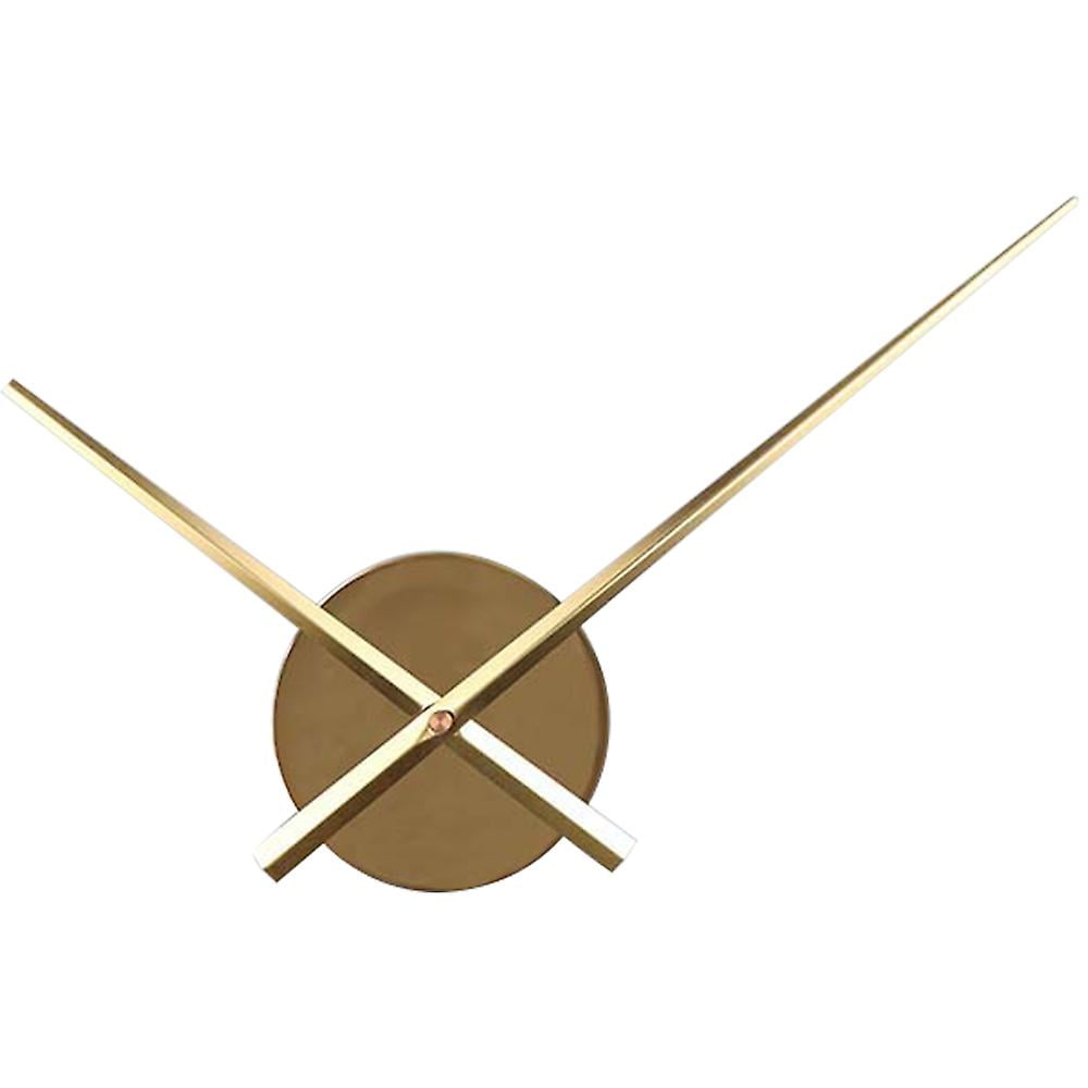Large Clock Hands And Mechanism, Modern Long Hands Wall Clock（gold