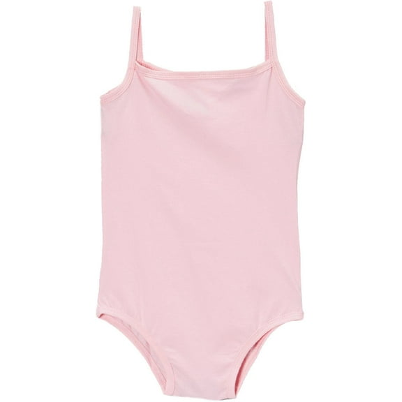 Wenchoice Girl's Pink Spaghetti Strap Leotard - XL(7T-8T)
