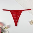 thumbnail image 2 of Xijirk Panties for Women,Seamless G String Panties Breathable Comfort Underwear Lingerie for Everyday Casual Wear,Womens Underwear,Brick Red,L, 2 of 3