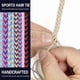 thumbnail image 1 of Set de ligas elásticas con coleta y diadema – Elásticos elásticos duraderos sin arrugas, sujeción cómoda y segura, colores de moda, accesorio versátil para el peinado, 1 of 1