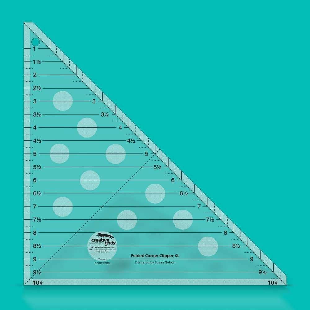 Creative Grids Quilt Ruler Folded Corner Clipper Tool XL