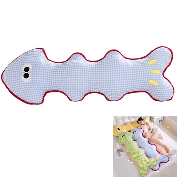 Cute and Fun Long Body Pillow, 51in Side Sleeping Leg Clip Pillow