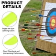 thumbnail image 3 of Uxcell Arrow Vanes Arrow Fletching 2" Water Drop Shape TPU for Hunting DIY Shooting(Fluorescent Green, Pack of 100), 3 of 7