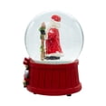 thumbnail image 4 of Kurt Adler 100MM Wind Up Musical Santa With Gift Bag Tree Water Globe, 4 of 4