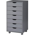 thumbnail image 6 of YSNW 7-Drawer Unit Craft Storage Cabinet Makeup Organization and Storage Drawers Gray, 6 of 10