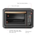 thumbnail image 4 of Beautiful 6 Slice Touchscreen Air Fryer Toaster Oven, Oyster Grey by Drew Barrymore, 4 of 6
