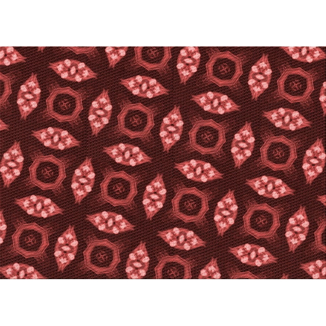 Ahgly Company Machine Washable Indoor Rectangle Transitional Grapefruit Red Area Rugs, 2' x 3'