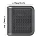 thumbnail image 4 of Calentador de Pared, Radiador Eléctrico Mini con Temporizador, Protección contra Sobrecarga, Rejilla Anti-escapes, Bajo Ruido, 800W, 15 x 13.9 cm para Hogar, Oficina, 4 of 9