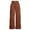 A-Brick Red19, variant on Womens Pants Corduroy High Waist Pleated Wide Leg Trousers Retro Stylish Comfortable Loose-Fit Pants For Ladies
