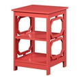 thumbnail image 4 of Convenience Concepts Omega End Table with Shelf, Coral, 4 of 5