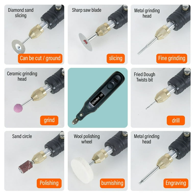 Mini electric grinder Hand pen electric grinder Pearl punching