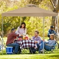 thumbnail image 5 of DAMAI 9.84Ftx9.84Ft Gazebo Replacement Canopy,2-Tier Top UV Cover,Gazebo Canopy Roof Sunshade Outdoor Cover Sunshade Patio Pavilion(Khaki,Top Only), 5 of 6