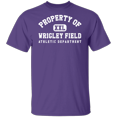 thumbnail image 1 of Property of Wrigley Field Athletic Dept T-Shirt, 1 of 6