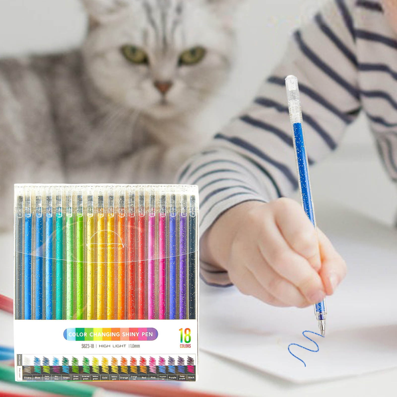 Tone Glitter Gel Ink Pens For Coloring Books Journaling Crafting Drawing Art & Stationery For Projects For And Adults