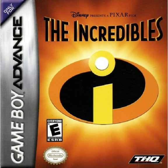 Restored The Incredibles (Nintendo GameBoy Advance, 2004) Disney Game (Refurbished)