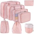 thumbnail image 1 of Otwoo 7 Pack Packing Cubes Compatible Suitcase Travel Luggage Organiser Set Suitcase Organiser Bags Compatible Clothes Shoes Cosmetics Toiletries_Gift Of G, 1 of 5