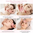 thumbnail image 2 of Rodillo de jade natural para la cara: tratamiento de masajeador de piel facial para arrugas envejecidas e hinchazón - Piedra de jade premium, 2 of 5